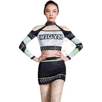 New product Real shot flower ball cheerleading suit skills competition jazz suit campus performance suit dance team uniform performance suit