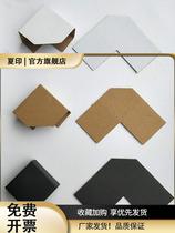 Corner-wrapped paper for photo frame electricity meter box