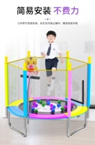 Safe movable spring bed to send shots for adults men and women with fence gifts night market children trampoline home single