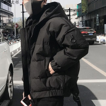 MXN Maigen Tide brand down jacket mens winter short trend thick handsome hooded black down jacket
