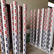 Tower ruler 10 meters water level 304 stainless steel cylindrical water gauge river reservoir water level column water ruler water conservancy water
