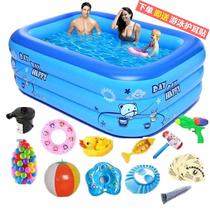 Household infant swimming pool Baby bath tub Bath tub Adult children inflatable swimming pool Child bath pool