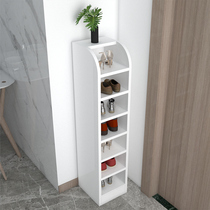 Doorway corner shoe rack Simple ultra-narrow corridor with no space outside the door Corridor aisle shoe cabinet Household door