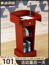  Podium Podium Podium Podium Simple teacher podium table Host reception desk Consultation desk Meeting Small welcome desk