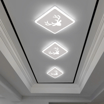 Embedded Led Home Three Color Changing Light Aisle Lights Living Room Door Hall Entrance lamp New Round Square Hallway Light