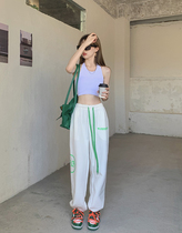 American hiphop bunch foot sports pants children summer thin loose small Haren pants ins casual pants