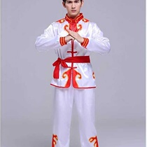New dragon dance lion dance costume female drum suit mens Yangko suit gongs and drums Shaanxi waist drum national dragon boat performance