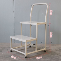 Factory direct freight ladder stair warehouse supermarket mobile climbing car five-step ladder climbing platform storage shelf ladder