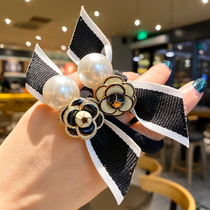 South Korea East Gate trend gathering place Camellia Pearl high elasticity fashion high-grade hair accessories Japanese and Korean headdresses