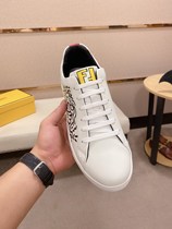 FENDI FENDI classic flat casual shoes 2021 new mens graffiti low lace-up board shoes