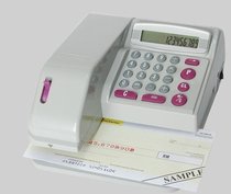 Cheque printer printing new check export type English checkbook machine Hong Kong checkbook machine printing amount