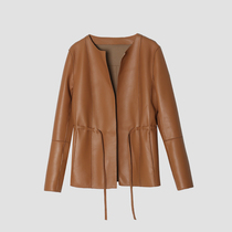 Seeya Exclusive2021 new fashion stitching leather jacket 9901
