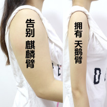 (Recommended by small red book) bid farewell to unicorn arm also you swan arm female divine butterfly arm paste buy 2 get 1