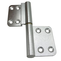 Toilet hinge hinge Bathroom Door Toilet Aluminum Hinge Old Fashioned Free Flush Flat Detached Aluminum Alloy Loose-leaf Space