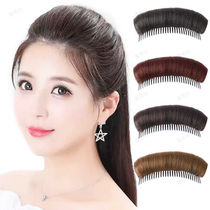 Wig women's short hair head pad high fluffy natural head hair pad hair root invisible coil headdress hair comb