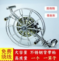 Weifang Jianpeng kite wheel stainless steel kite wheel line six-guide bearing guide wheel back wheel brake