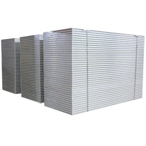 Handmade rock wool single and double glass magnesium Silicon rock sandwich purification fireproof sandwich insulation wall insulation stainless steel color steel plate