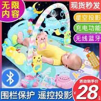Three months baby toys four and May young baby foot piano fitness frame consumes physical coaxing artifacts