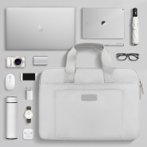 MAHOO laptop bag female for Apple macbook Lenovo small new pro13 Huawei file bag A4 briefcase 14 inch notebook 15 Dell 15 6 Asus air