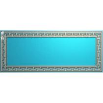 BK-930000 words fretted border wood carving qind tu relief figure JDP grayscale BMP carved figure