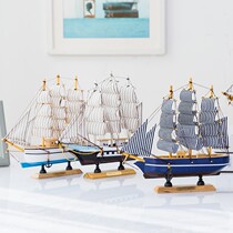 Handmade birthday Wood living room assembly wooden boat boat model boat model assembly wooden smooth sailing toy home