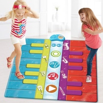 Childrens double pedal electronic piano girl dancing foot piano carpet baby early education educational music instrument toy