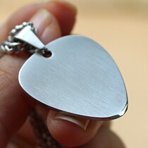 Guitar PLO necklace can be played custom mens Tide brand wild do not fade jewelry rock folk gift to give