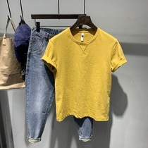 Fashion Daddy recommends the summer new breathable shirt men with pure color and short sleeve shirts