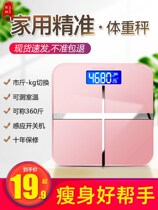 Net red electronic scale human body weight weight loss scale home 300kg mechanical cartoon gym body fat pound
