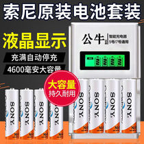 Sony Rechargeable Battery No. 5 Set Charger Universal Microphone No. 7 Rechargeable Battery Large Capacity