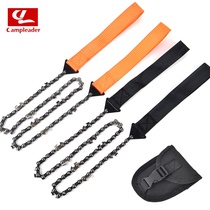 Outdoor survival tool folding manganese steel hand zipper chain wire saw camping tool portable saw