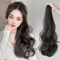 Big wave grab clip ponytail wig female hair simulation fake ponytail natural strap high ponytail braid light and thin
