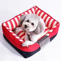 NINKIN cotton kennel all removable and washable bib bear Schnauer golden hair Akita Doberman dog bed dog mat