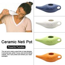 250ml Ceramic Neti Pot Nasal Wash System Cleaner Nose Washin