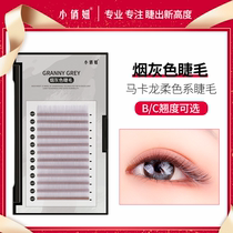 Small playful Chinese Fancy Eyelash Colorful Eyelash Single Roots Multiple take sun Smoke Grey Eyelash Grandma Grey Blooming Graft