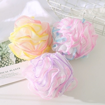 Bath bubble net 3 bath balls high-grade non-loose bath flowers Adult cute girl bubble bath shower bath ball