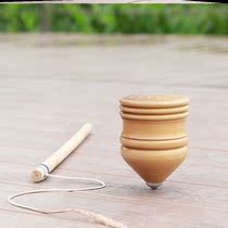 Special Gyro Toy Daquan Wooden Whip Fitness Square for Middle-aged and Elderly People New A