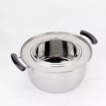 Commercial thickened stainless steel steamer steamer steamed dumpling pot dumpling small steamer bottom pot Shaxian snack steamer