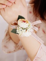 Hand wreath wrist wrist flower bridesmaid wrist flower bride new super fairy happy event supplies Daquan wedding sister group Flower