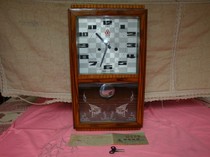 Early string d old wall clock old mechanical nostalgia old old-fashioned object second-hand seat clock three five brand collection sea