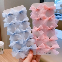 Headwear candy-colored mesh hairhairclip 1 pair 08