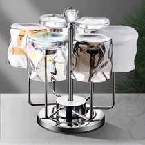 Antonym high-grade light luxury household drinking cup stained glass tea cup Nordic ins family water set