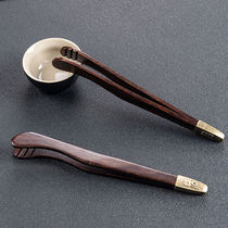 Tea cup tea clip wooden tweezers tea brewing tools kung fu tea set kung fu tea accessories tea ceremony six gentlemen set