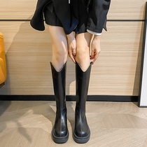 v mouth small number of boots children with high length boots big thick legs fat mm long cylinder boots big cylinder circumference womens boots big code 41-43