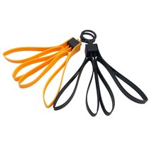Strap double buckle folding nylon restraint strap pull ring type disposable tie rope COS out of shape