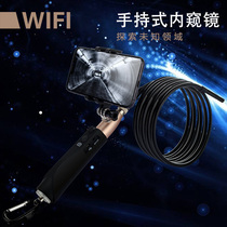 ZCF Auto repair endoscope HD camera can turn industrial detector Sewer pipe waterproof probe