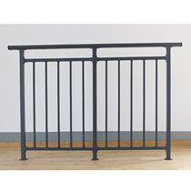 Balcony fence balcony zinc outdoor Villa guardrail manufacturer E community Terrace attic steel handrail railings