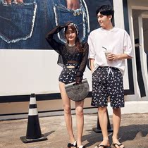 Swimsuit 2021 new couple female xia xian thin chest fairy seaside swimsuit tide Japanese net red super fairy ins
