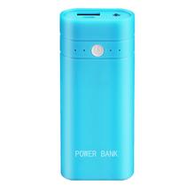 Power Box Diy Charging Treasure Mobile Power Box 18650 Charging Cylinder 2 Knox Battery With Lighting Flashlight Black
