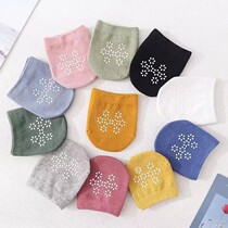 Baotou Half slipper socks Semi-cut socks Women Summer thin front foot Socks Pure Cotton Candy Color Anti Slip Baotou Slippers